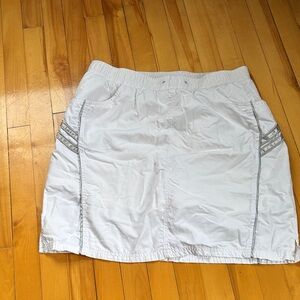 Addition Elle White Elastic Waist Skirt